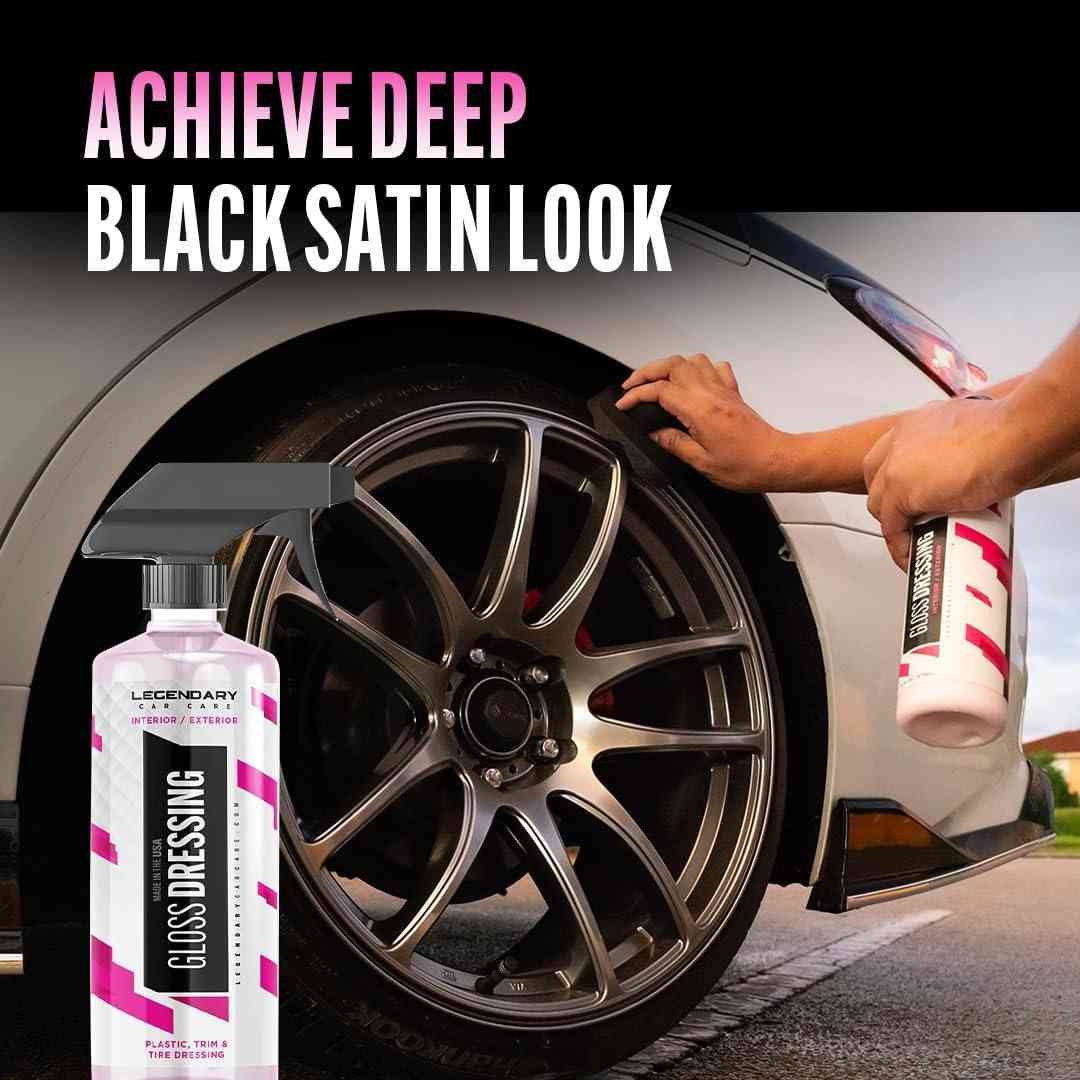 Restore Deep High-Gloss Shine to Tires, Trim & Plastics