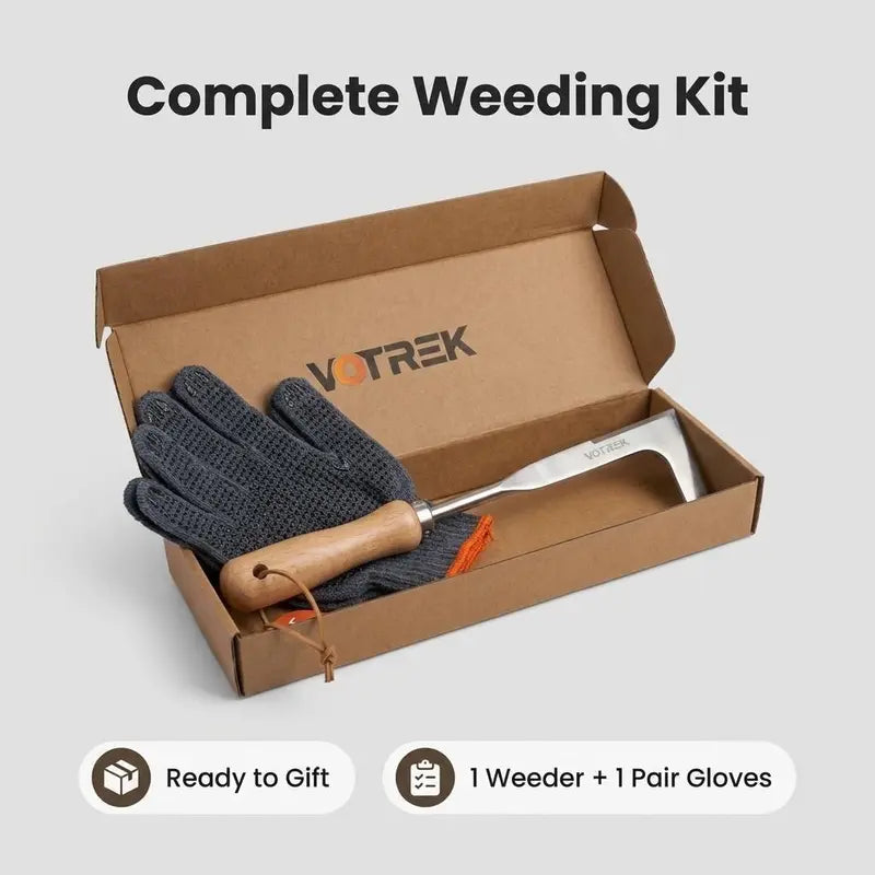 Ergonomic Stainless Steel Hand Weeding Hoe Kit | Buy 1 Get 1 Free