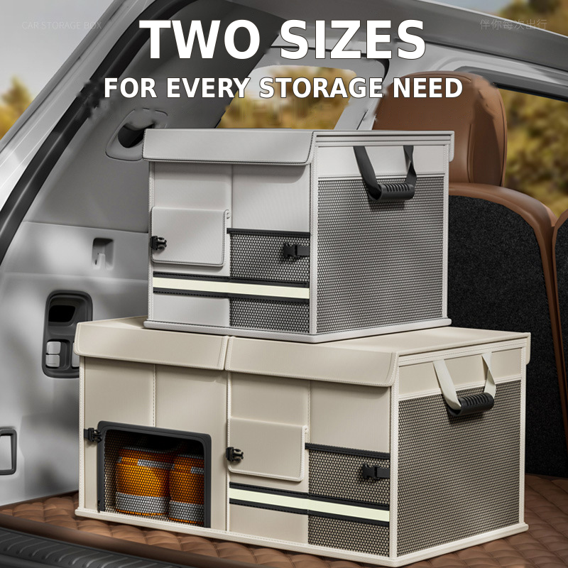 Car Trunk Organizer, Foldable Vehicle Storage Box