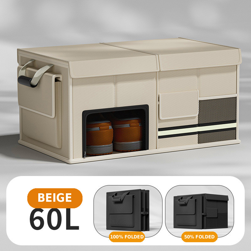 Car Trunk Organizer, Foldable Vehicle Storage Box