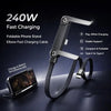 240W Fast Charging Cable with Invisible Foldable Phone Stand