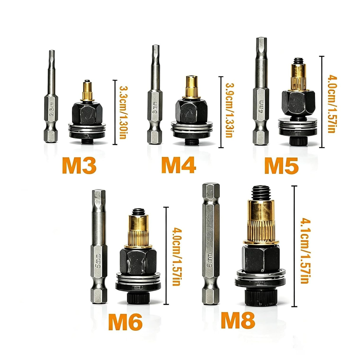 Effortless Drill Adapter Rivet Nut Tool Set