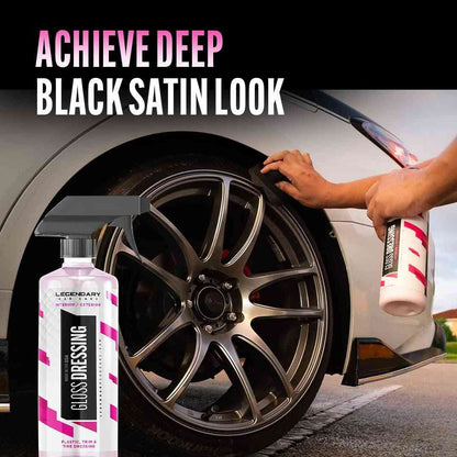 Restore Deep High-Gloss Shine to Tires, Trim & Plastics