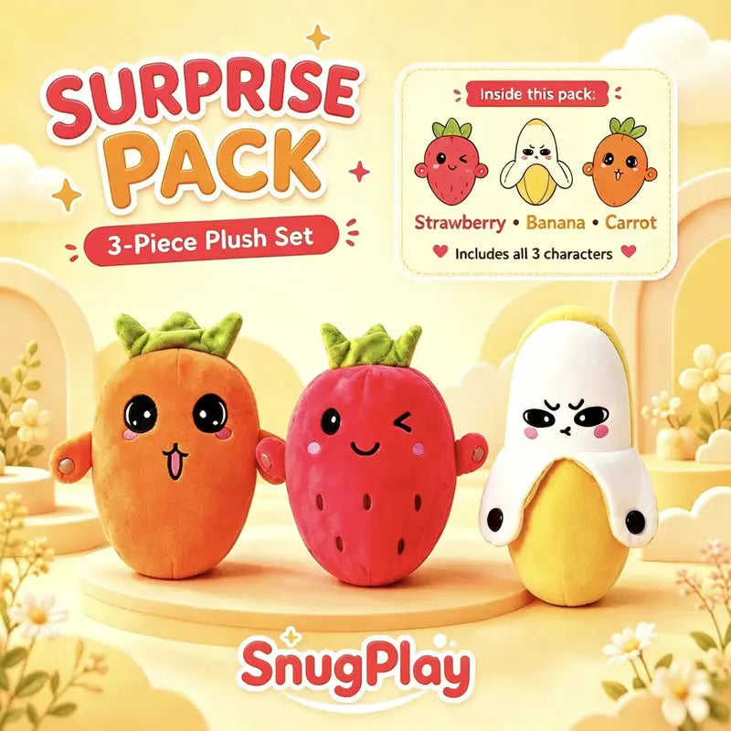 Interactive Musical Fruit Plush – Touch to Play Songs Together!
