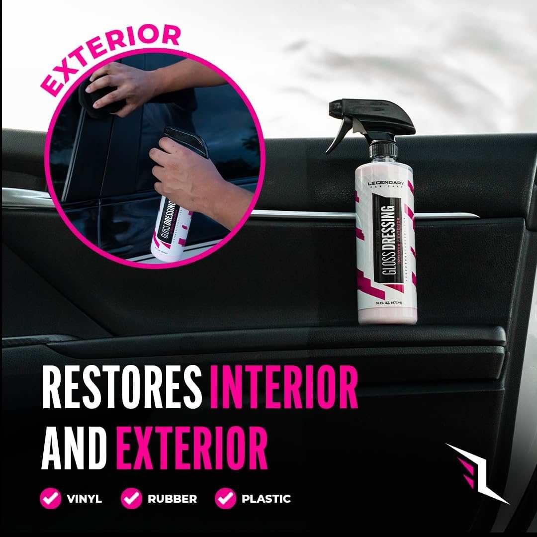 Restore Deep High-Gloss Shine to Tires, Trim & Plastics