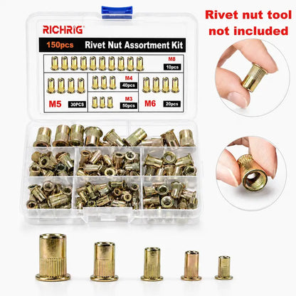 Effortless Drill Adapter Rivet Nut Tool Set