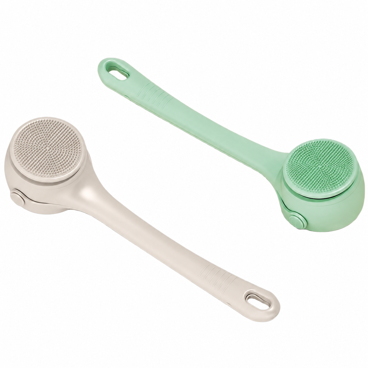Long-handled electric bath brush