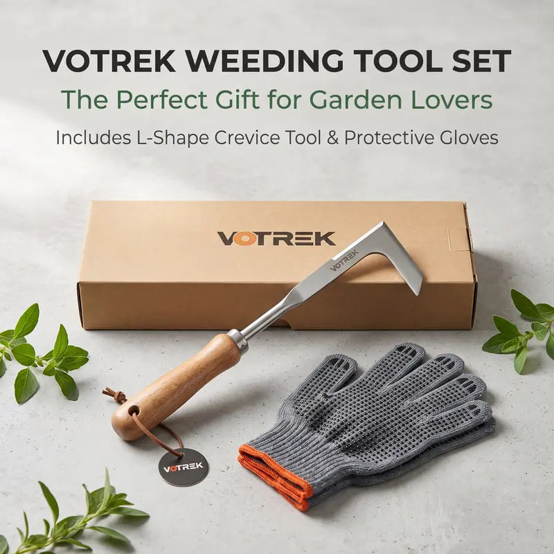 Ergonomic Stainless Steel Hand Weeding Hoe Kit | Buy 1 Get 1 Free