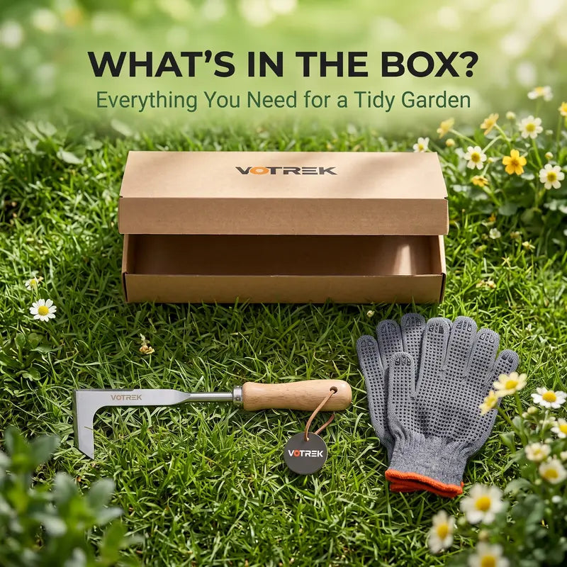 Ergonomic Stainless Steel Hand Weeding Hoe Kit | Buy 1 Get 1 Free
