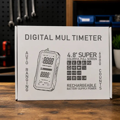 TRMS 6000-Count Smart Rechargeable Digital Multimeter & Voltage Tester