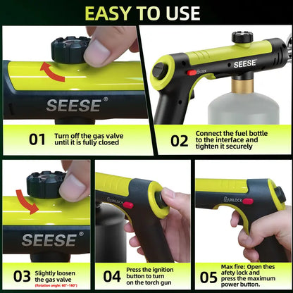 Ultra-Powerful Propane Torch Gun for Professional BBQ Searing & Outdoor Cooking