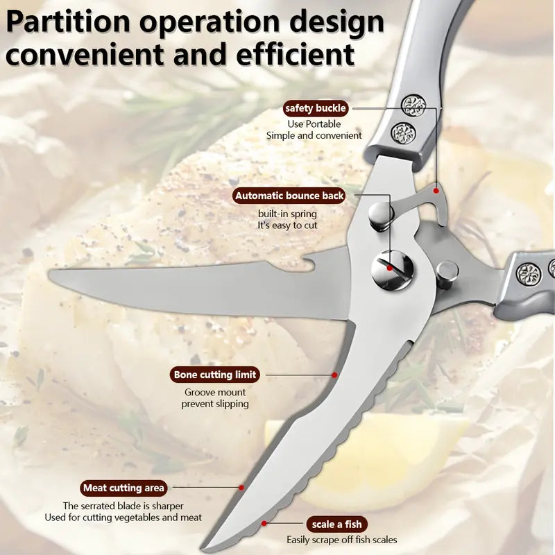 Stainless steel kitchen shears source main gallery 3